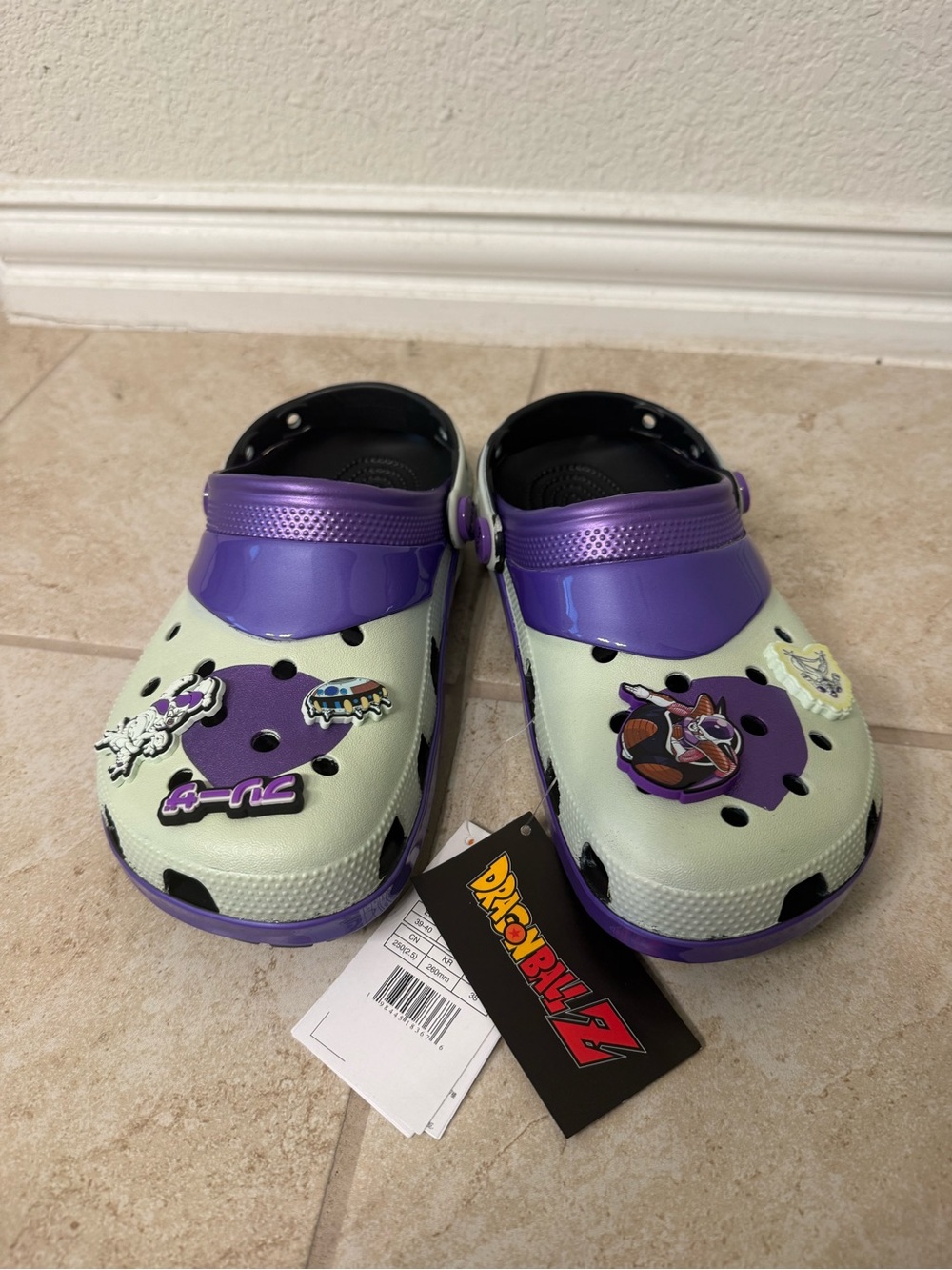 Crocs Dragon Ball Z Frieza Classic Clogs size men’s 7 & women’s 9